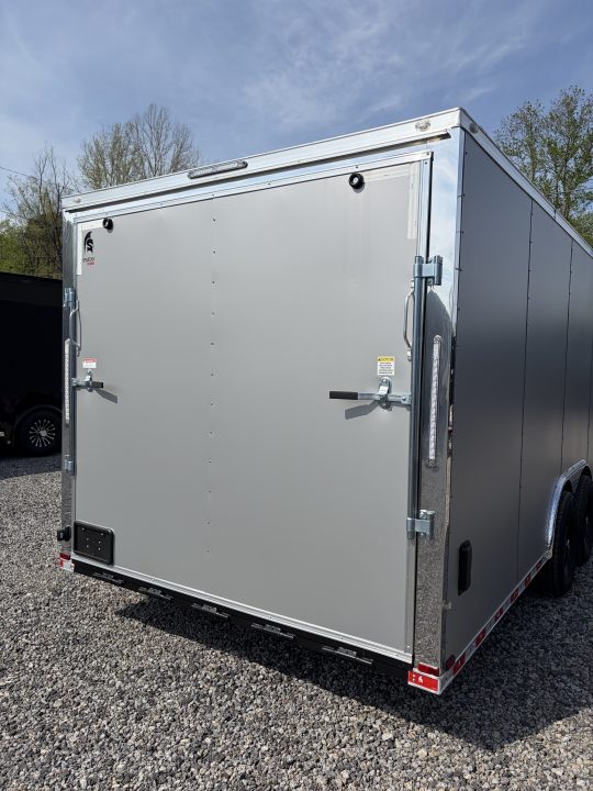 New 2026 Spartan Cargo 8.5x24 Enclosed Trailer, PolyCor, BIG PKG, 12" On Center Frame, 14K GVWR, 60" Triple Tube Tongue, 7' Interior, Heavy Duty Rear Ramp Door