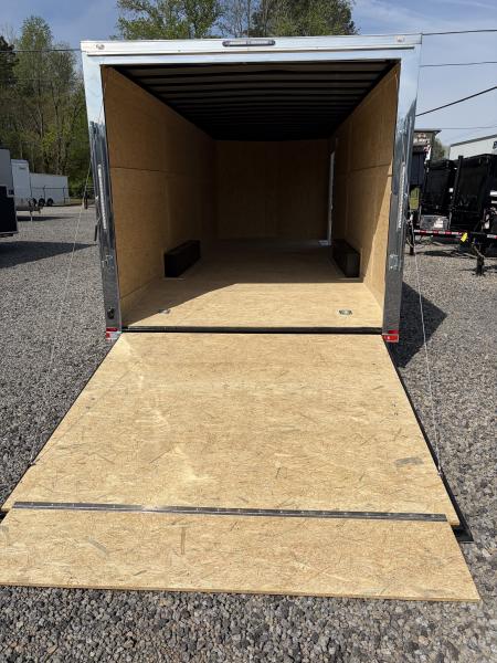 New 2026 Spartan Cargo 8.5x24 Enclosed Trailer, PolyCor, BIG PKG, 12" On Center Frame, 14K GVWR, 60" Triple Tube Tongue, 7' Interior, Heavy Duty Rear Ramp Door