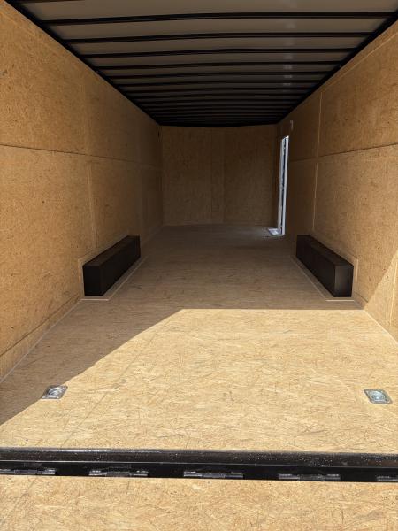 New 2026 Spartan Cargo 8.5x24 Enclosed Trailer, PolyCor, BIG PKG, 12" On Center Frame, 14K GVWR, 60" Triple Tube Tongue, 7' Interior, Heavy Duty Rear Ramp Door
