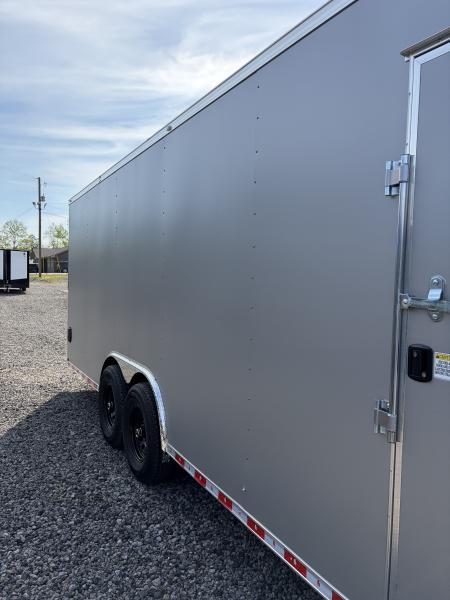 New 2026 Spartan Cargo 8.5x24 Enclosed Trailer, PolyCor, BIG PKG, 12" On Center Frame, 14K GVWR, 60" Triple Tube Tongue, 7' Interior, Heavy Duty Rear Ramp Door