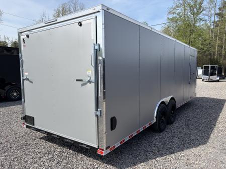 New 2026 Spartan Cargo 8.5x24 Enclosed Trailer, PolyCor, BIG PKG, 12" On Center Frame, 14K GVWR, 60" Triple Tube Tongue, 7' Interior, Heavy Duty Rear Ramp Door