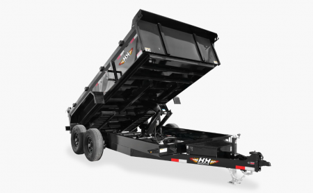 New 2025 H&H Trailers 83x14 Industrial Dump Trailer, 14K Scissor