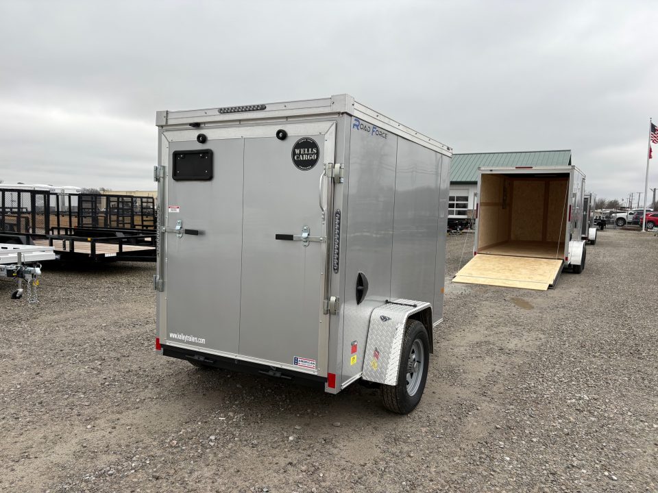 New 2026 Wells Cargo 5x8 3K Road Force Enclosed Trailer