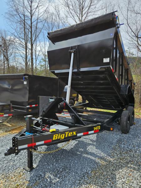 New 2026 Big Tex Trailers 14TD P-4 Dump Trailer, 5-Stage Telescopic Cylinder, 7ga Floor