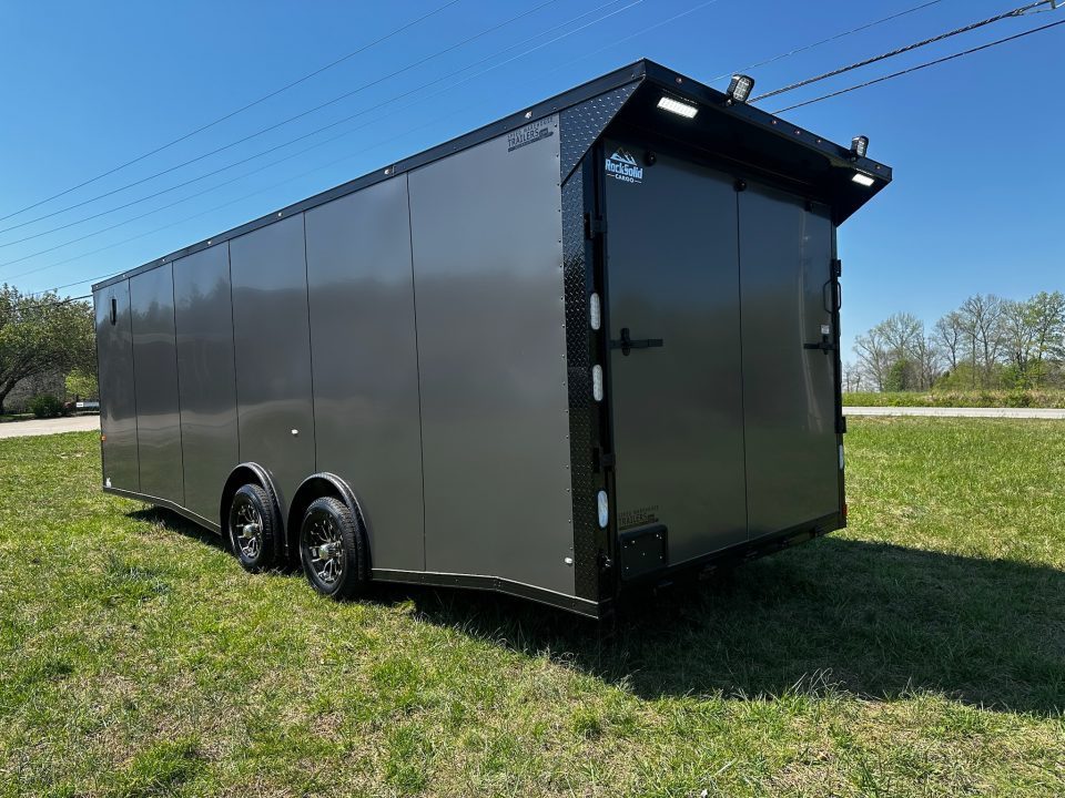 New 2026 Rock Solid Cargo 8.5x24 Interior-Race Trailer- Finished Interior- 5200lb Torsion Axle