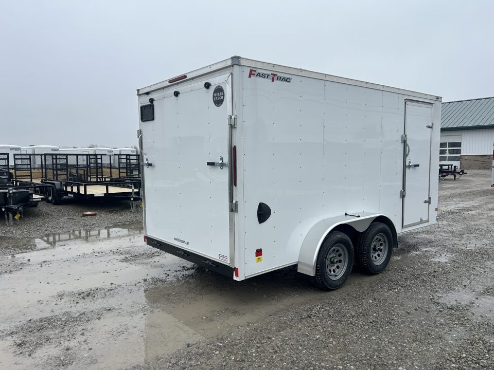 New 2026 Wells Cargo 7x14 7K Fast Trac Enclosed Trailer