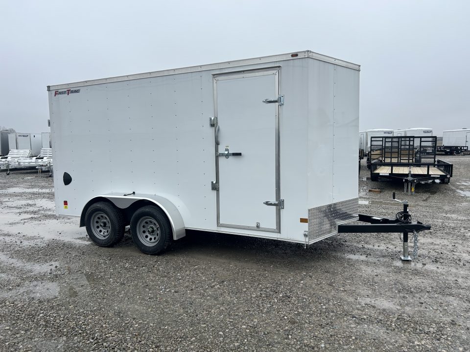 New 2026 Wells Cargo 7x14 7K Fast Trac Enclosed Trailer