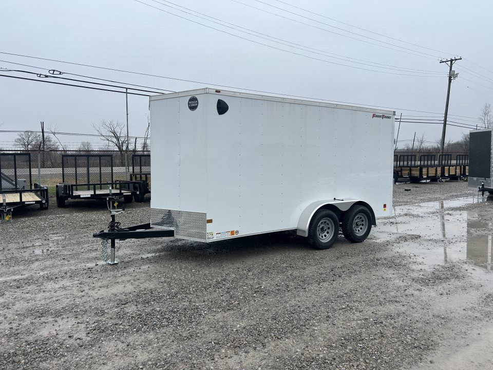 New 2026 Wells Cargo 7x14 7K Fast Trac Enclosed Trailer