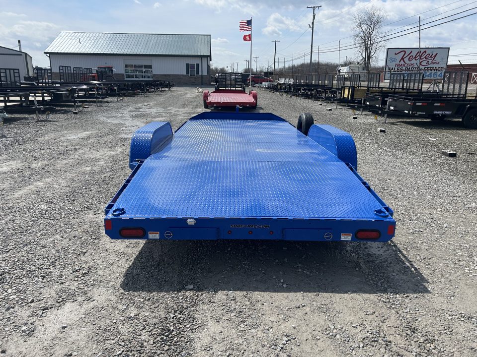 New 2026 Sure-Trac 7x18 7K Steel Deck Car Hauler Car Hauler