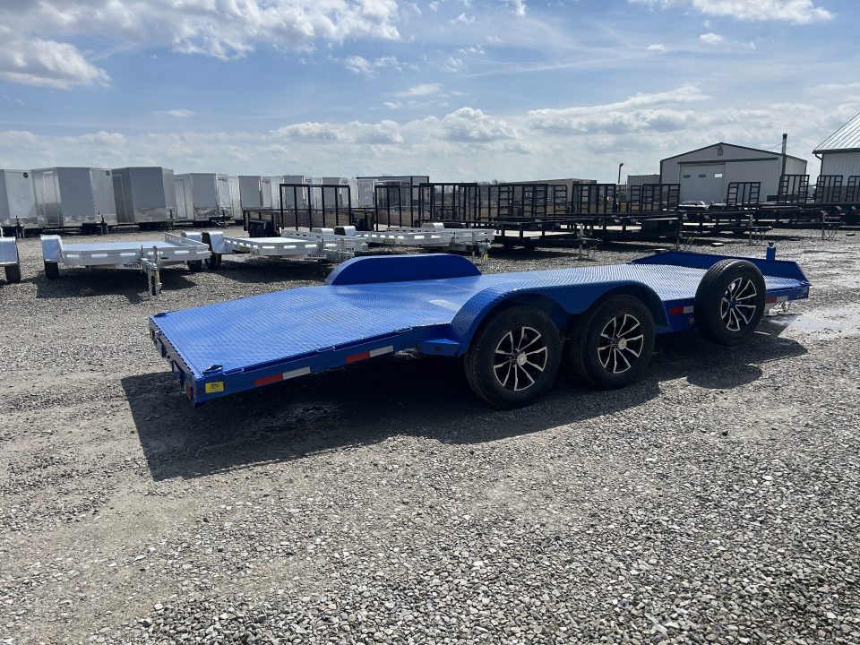 New 2026 Sure-Trac 7x18 7K Steel Deck Car Hauler Car Hauler