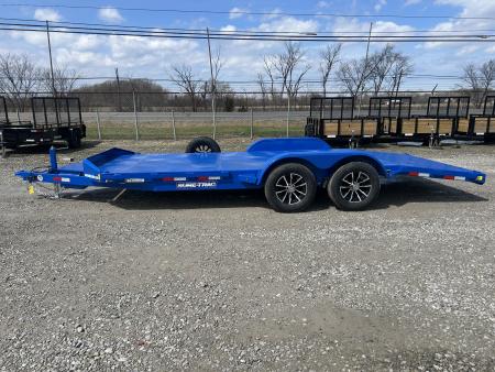 New 2026 Sure-Trac 7x18 7K Steel Deck Car Hauler Car Hauler