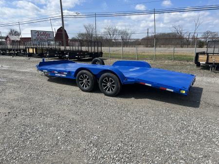 New 2026 Sure-Trac 7x18 7K Steel Deck Car Hauler Car Hauler