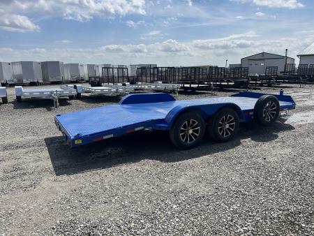 New 2026 Sure-Trac 7x18 7K Steel Deck Car Hauler Car Hauler