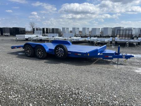 New 2026 Sure-Trac 7x18 7K Steel Deck Car Hauler Car Hauler