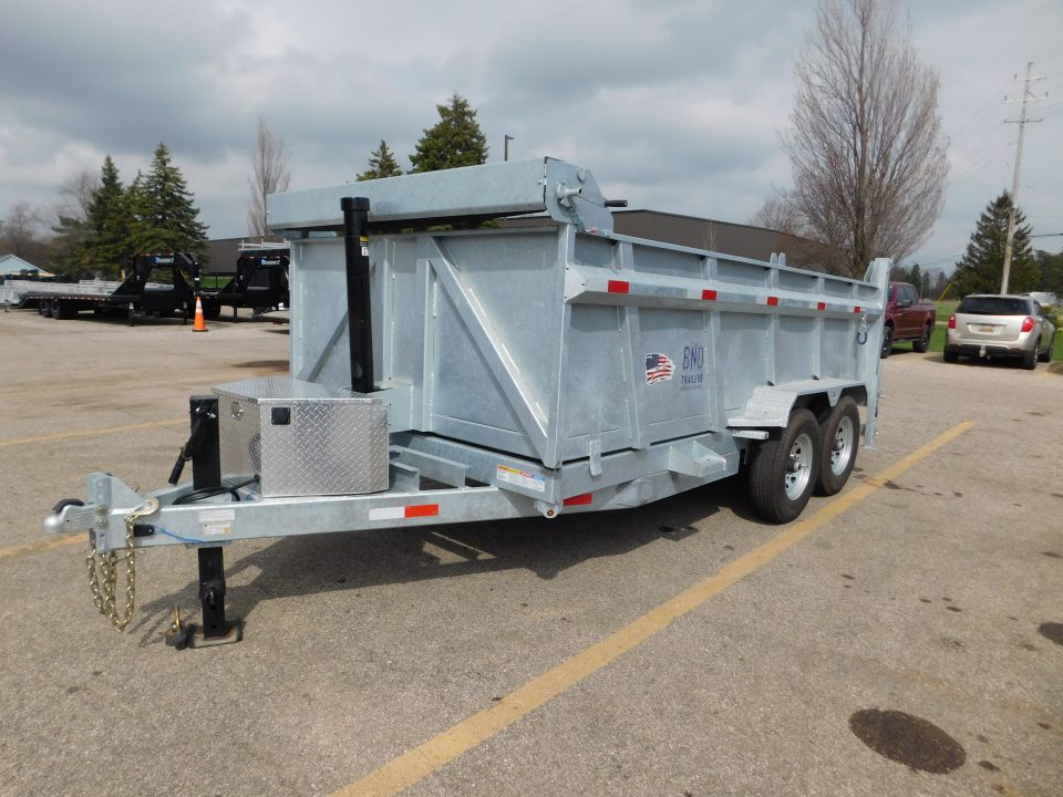 New 2026 BND Trailers GAL7X14 Dump Dump Trailer