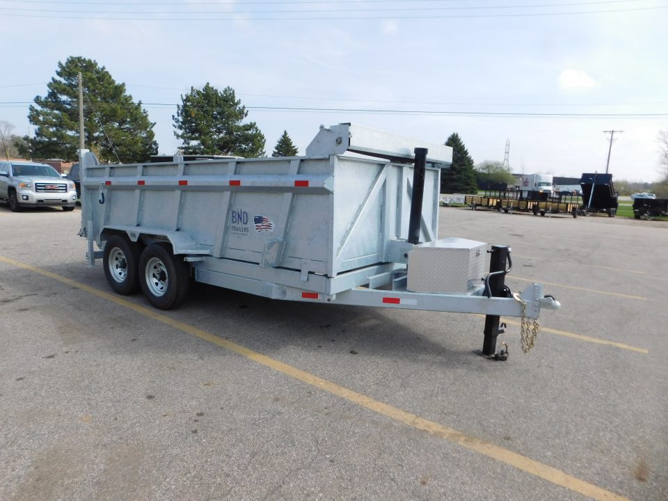 New 2026 BND Trailers GAL7X14 Dump Dump Trailer