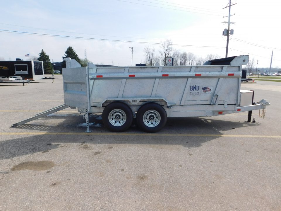 New 2026 BND Trailers GAL7X14 Dump Dump Trailer