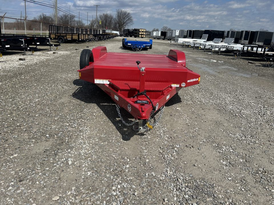 New 2026 Sure-Trac 7x18 7K Steel Deck Car Hauler Car Hauler