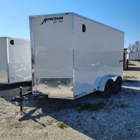 New 2026 Homesteader Trailer 7x12 TA, 7' interior height, 3.5k axles, .030 exterior , intrepid series Cargo / Enclosed Trailer