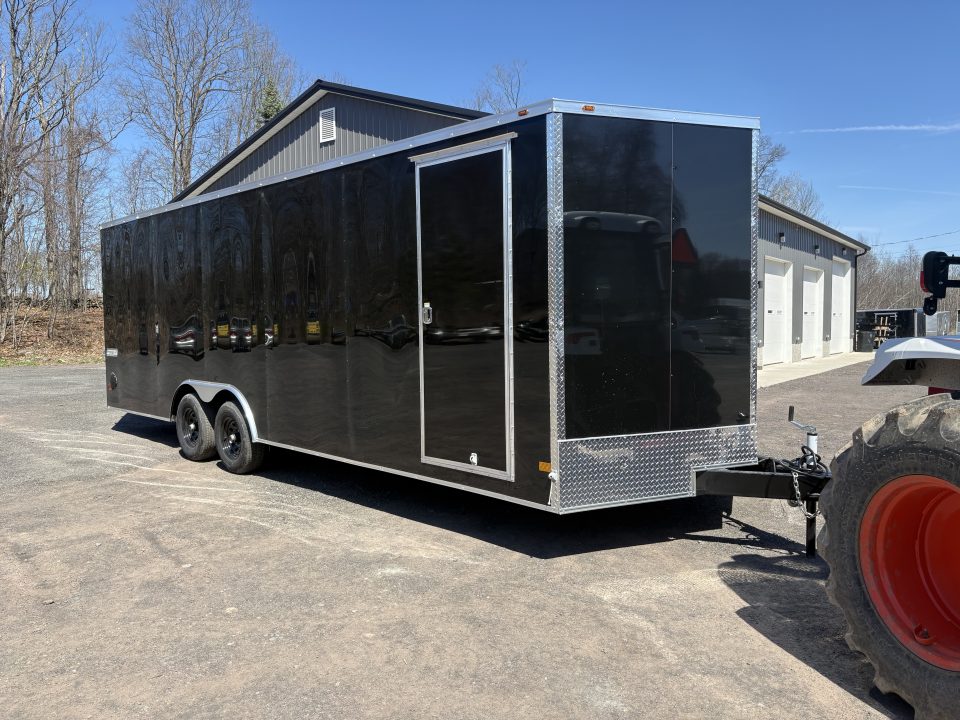 New 2026 Haulmark Passport Deluxe 8.5x24 7' Interior with Beavertail Car Hauler