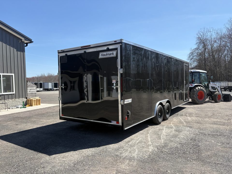New 2026 Haulmark Passport Deluxe 8.5x24 7' Interior with Beavertail Car Hauler