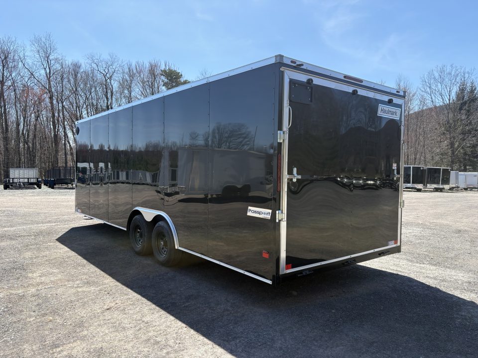 New 2026 Haulmark Passport Deluxe 8.5x24 7' Interior with Beavertail Car Hauler