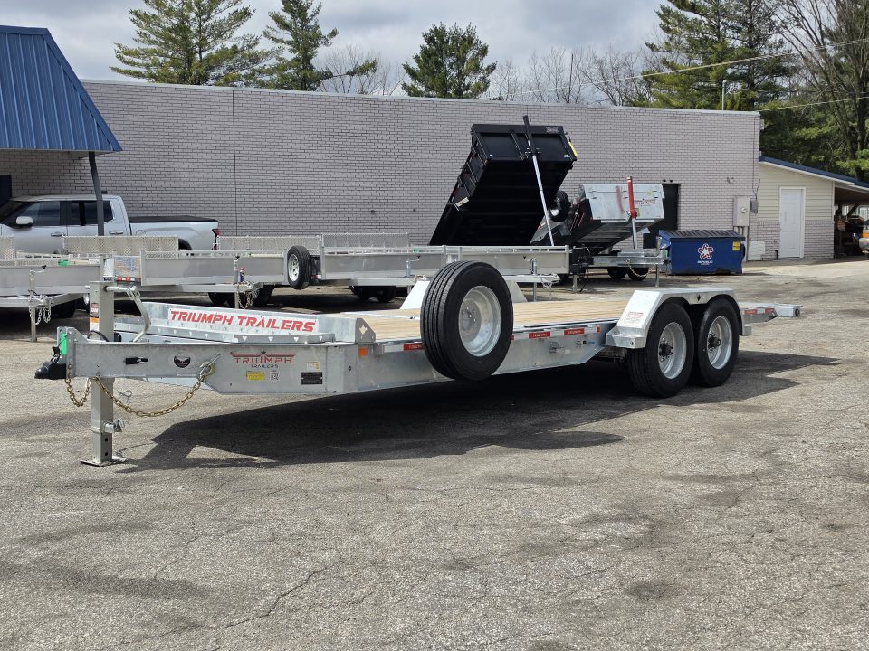 New 82" X 16 + 6 GALVANIZED GRAVITY TILT 8 K AXLES TRIUMPH 2026