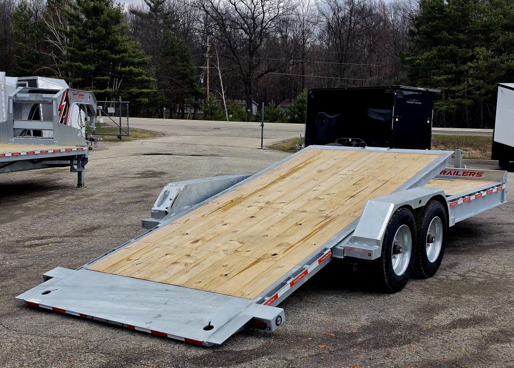 New 82" X 16 + 6 GALVANIZED GRAVITY TILT 8 K AXLES TRIUMPH 2026