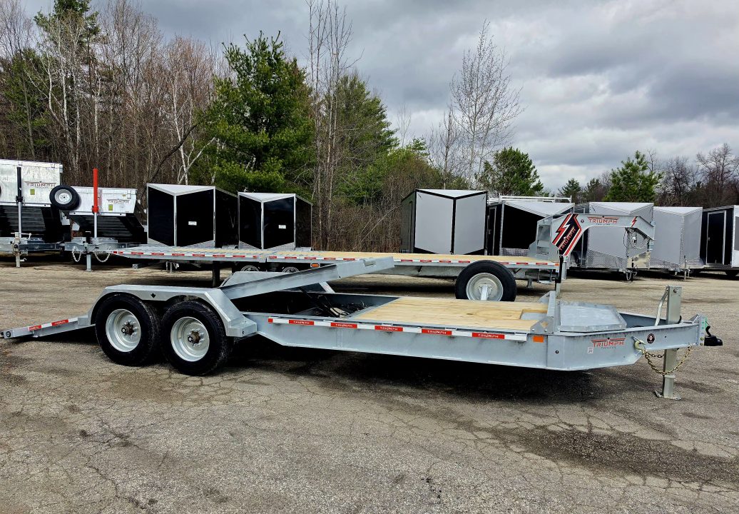 New 82" X 16 + 6 GALVANIZED GRAVITY TILT 8 K AXLES TRIUMPH 2026