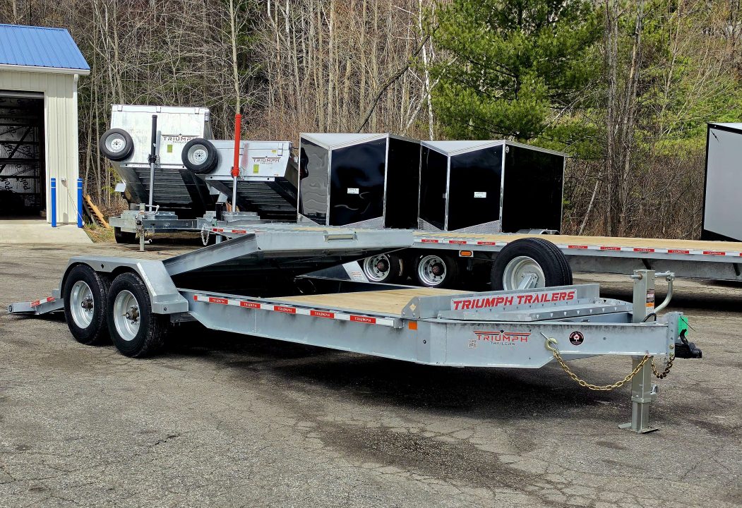 New 82" X 16 + 6 GALVANIZED GRAVITY TILT 8 K AXLES TRIUMPH 2026