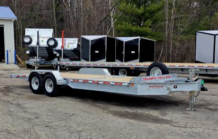 New 82" X 16 + 6 GALVANIZED GRAVITY TILT 8 K AXLES TRIUMPH 2026