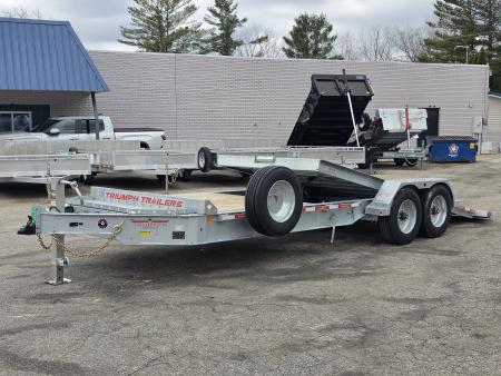 New 82" X 16 + 6 GALVANIZED GRAVITY TILT 8 K AXLES TRIUMPH 2026