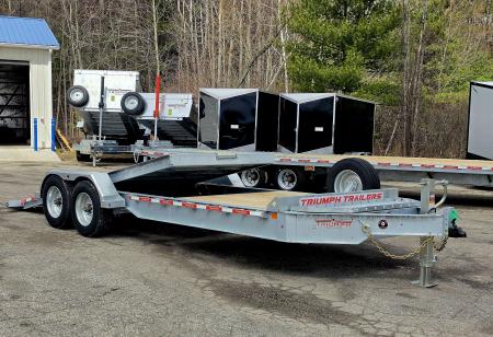 New 82" X 16 + 6 GALVANIZED GRAVITY TILT 8 K AXLES TRIUMPH 2026