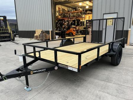 New 2026 Belmont - 6x12 Utility Trailer - BLACK