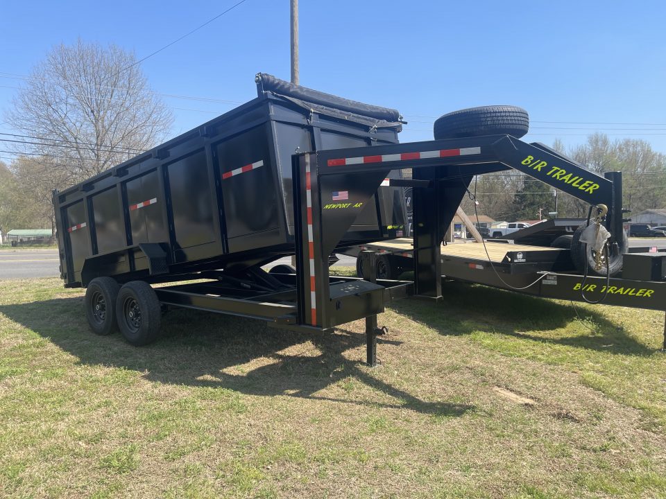 New 2026 B/R Trailers 16' 14k Gooseneck Dump Trailer