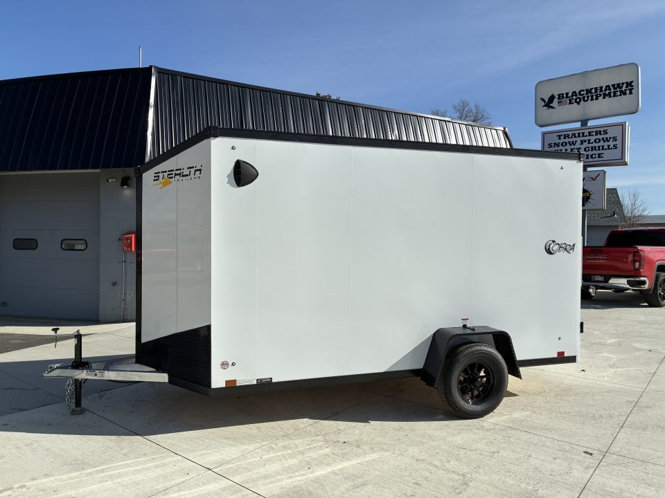 New HAIL SALE 2026 Stealth 6x12 Cobra Aluminum Enclosed Cargo Trailer