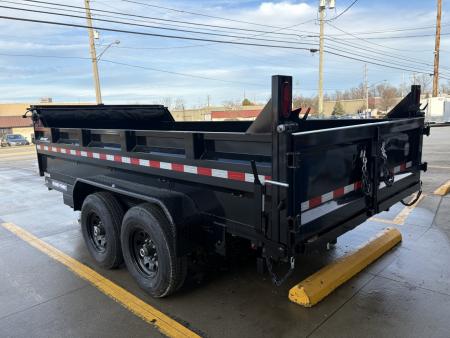 New 2026 Sure-Trac 82 IN x 14 HD Low Profile Dump Trailer 14K Telescopic Dump Trailer