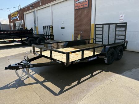 New 2026 Sure-Trac 7X14 TUBE TOP 7K Utility Trailer