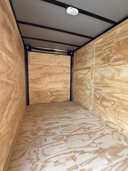 New 6X12TA White Standard Trailer