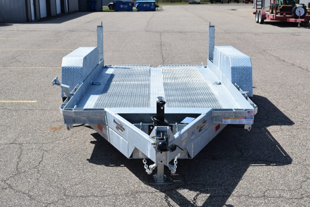 New BND 6x12 GALVANIZED SCISSOR LIFT TRAILER w/ 5200LB AXLES