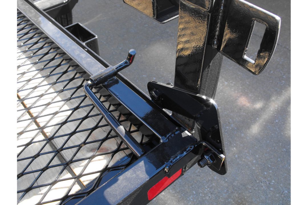New 77 X 10 Utility Trailer HD Spring Assisted Ramp