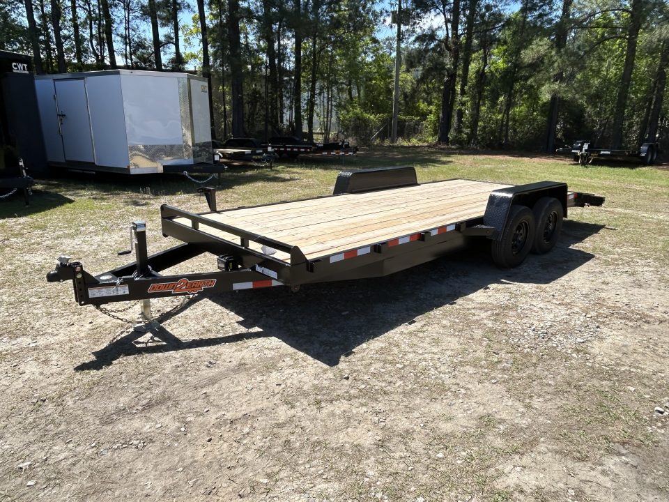 New 2026 Down 2 Earth Trailers 82X20 Car Hauler with #5200 Axles