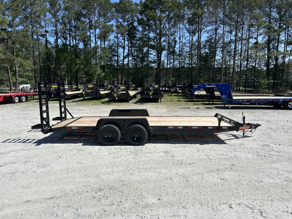 New 2026 Down 2 Earth 82X20 Equipment Trailer #4520 Payload, 18ft Deck + 2ft Dovetail