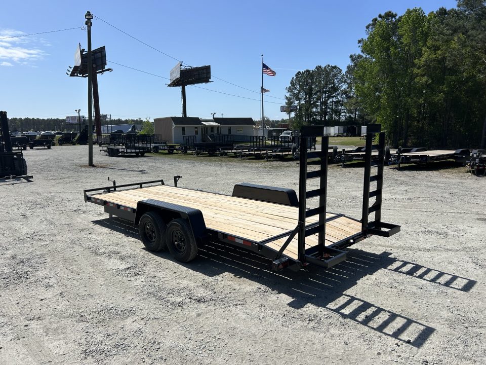 New 2026 Down 2 Earth 82X20 Equipment Trailer #4520 Payload, 18ft Deck + 2ft Dovetail