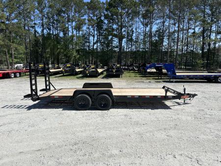 New 2026 Down 2 Earth 82X20 Equipment Trailer #4520 Payload, 18ft Deck + 2ft Dovetail