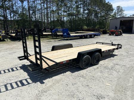 New 2026 Down 2 Earth 82X20 Equipment Trailer #4520 Payload, 18ft Deck + 2ft Dovetail