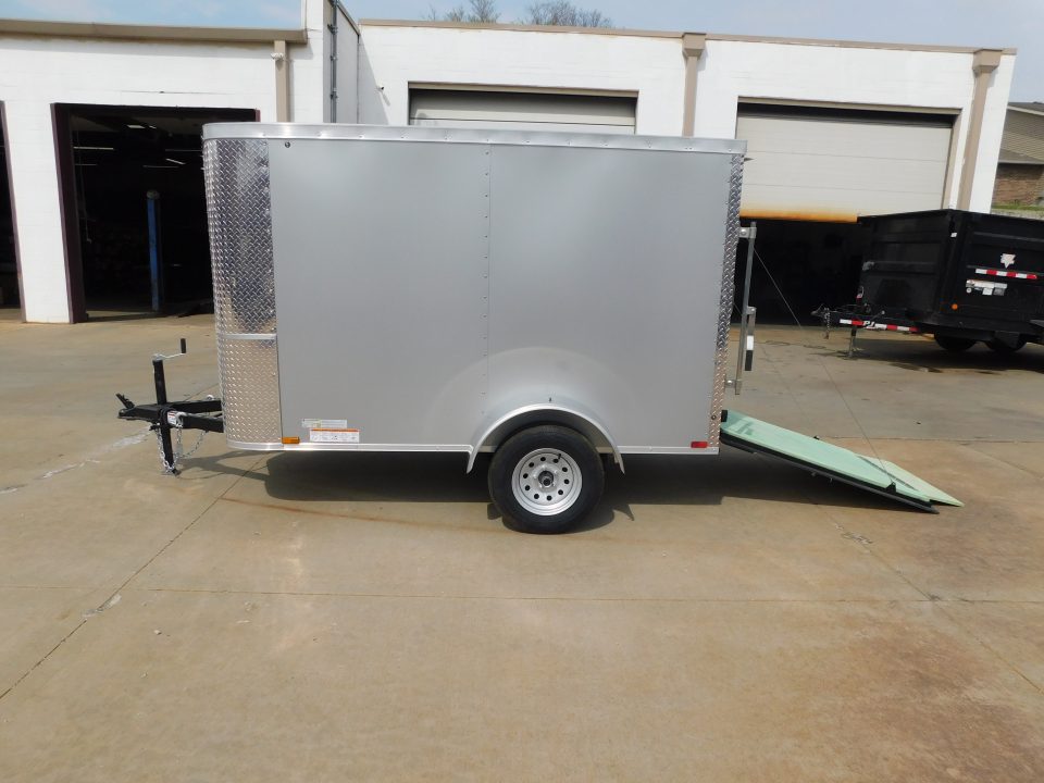 New 2026 Arising 4X8 2000 GVWR Ramp Door Cargo / Enclosed Trailer