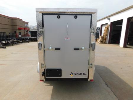 New 2026 Arising 4X8 2000 GVWR Ramp Door Cargo / Enclosed Trailer