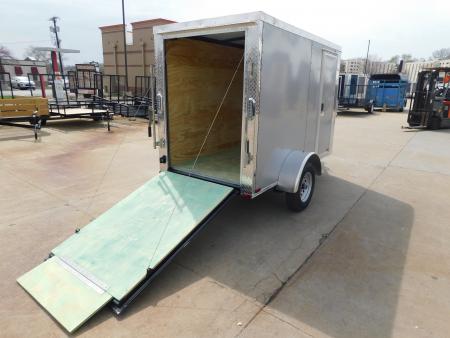 New 2026 Arising 4X8 2000 GVWR Ramp Door Cargo / Enclosed Trailer
