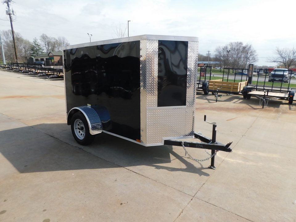 New 2026 Arising 4X8 2990 GVWR Ramp Door Cargo / Enclosed Trailer